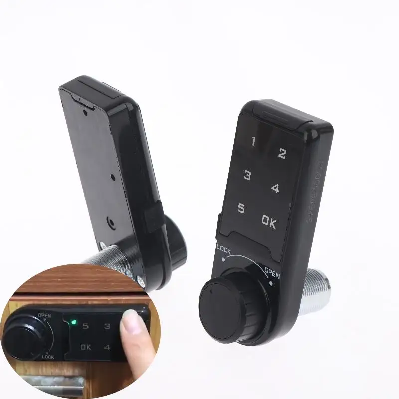 

Электронный дверной замок без ключа, сенсорная клавиатура с RFID и резервным ключом, доступ с цифровым кодом для шкафа безопасности, ящика и шкафчика