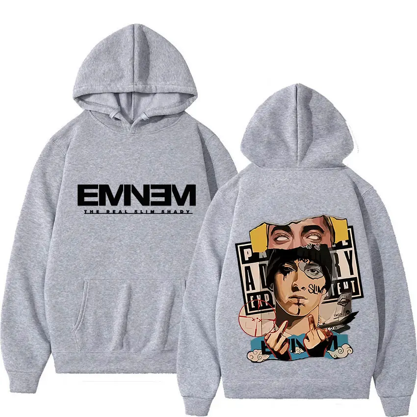 مغني الراب ايمينيم سليم شادي Lp جولة الألبوم 2025 جديد هوديي رجالي Y2K خمر Harajuku البلوز الهيب هوب القوطية طويلة الأكمام هودي