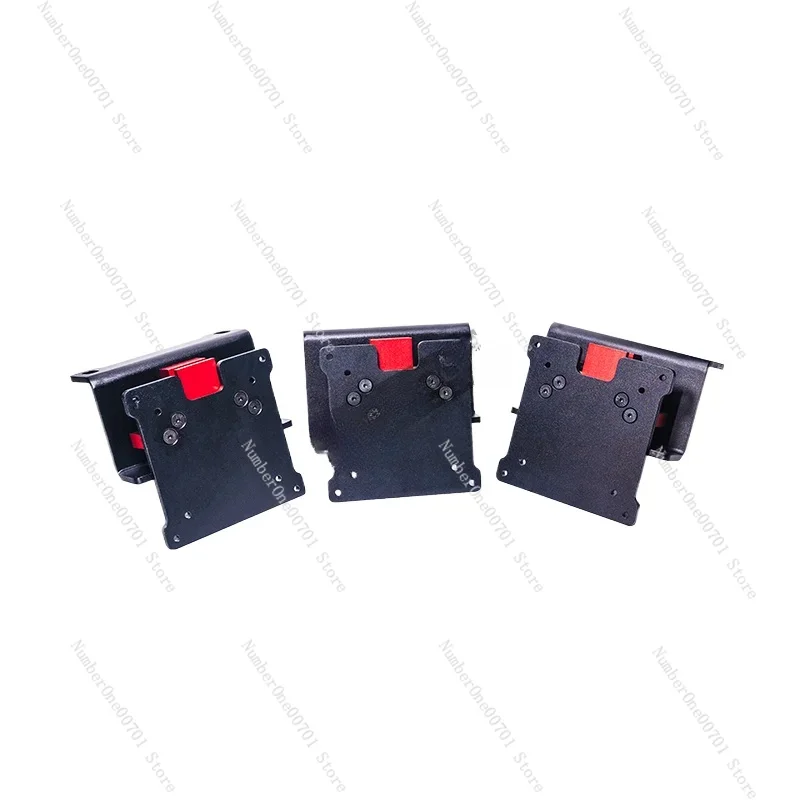 support-mural-pour-moniteur-d'ordinateur-a-trois-ecrans-avec-reglage-fin-support-de-jonction-multi-ecrans-simulateur-de-course-avec-volant