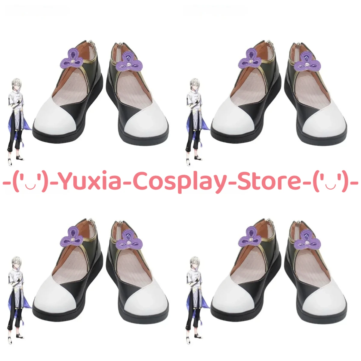 

Юксиакосплей! Fate Grand Order Lan Ling, обувь для косплея, реквизит для игрового персонажа, ботинки из искусственной кожи, карнавальный костюм на Хэллоуин