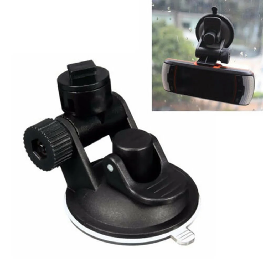

Bracket Car Camera stand Electronics Parts Recorder Suction Cup T type Video Accessories Black For DVR Holder ABS
