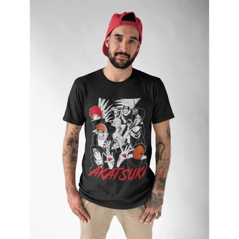 

Sunman Naruto Shikari Uchiba T-shirt Men's T-shirt 2025 Summer New Vintage Fashion Men's and Women's Streetwear