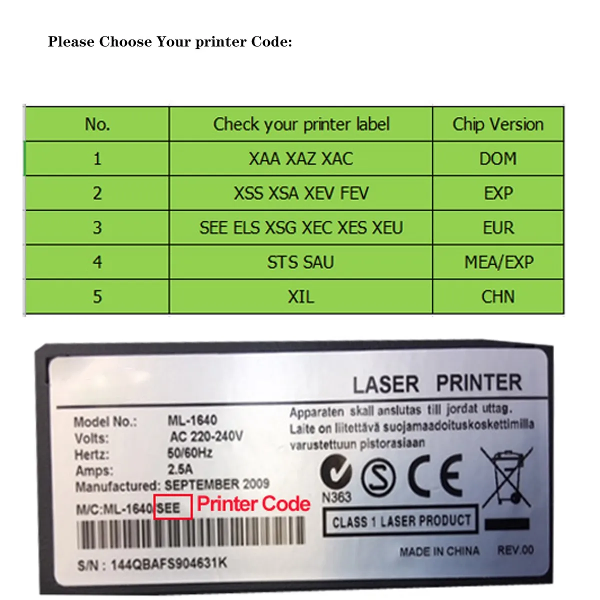 Circuito integrato del toner PER SAMSUNG CLP-320 320N 325 325N 325W CLX-3185 3185FN 3185FW 3185N 3185W CLP-321N 321 326 CLX-3186 3186N 3186FN 3180