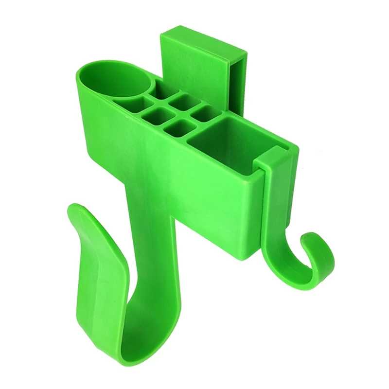 Plastic Tool Rack Green Color Wrench Hanging Waist Rack Drill Tool Rack Electric Drill Tool Tool Holder