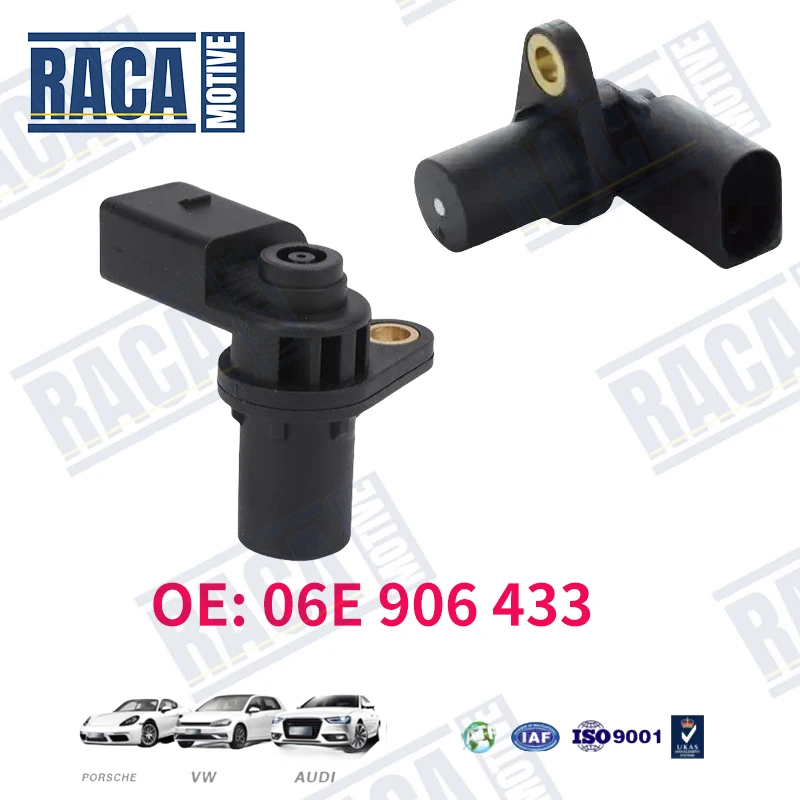 Sensor de posição do virabrequim do motor, Audi A4 A6 A8 S4 S6 S8 Quattro V6 3.0L 3.2L 4.2L 2005-2011, 06E906433 06E 906 433