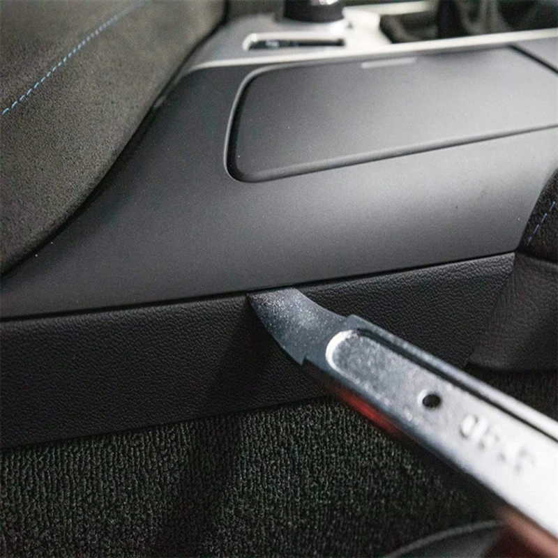 ipiip Trim Removal Tool Metal Pry Tool Door Panel Dashboard Radio Navigation Installer Car Panel Removal Pry Bar Tool