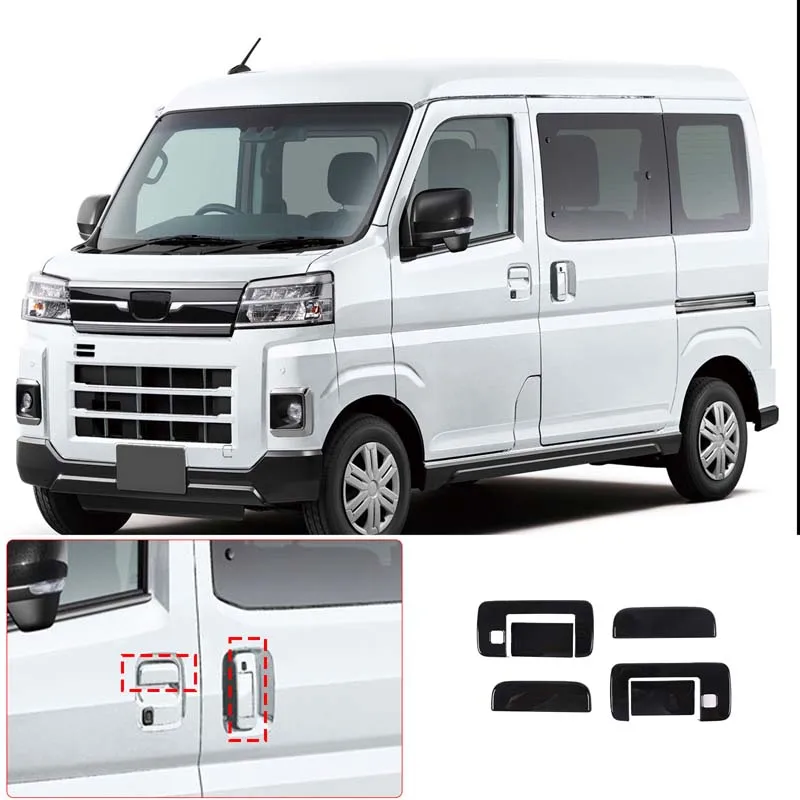 

For Daihatsu Atrai Hijet Cargo 2022 Car Door Handle Sticker Exterior Door Handle Cover Trim Car Protective Decorate Covers