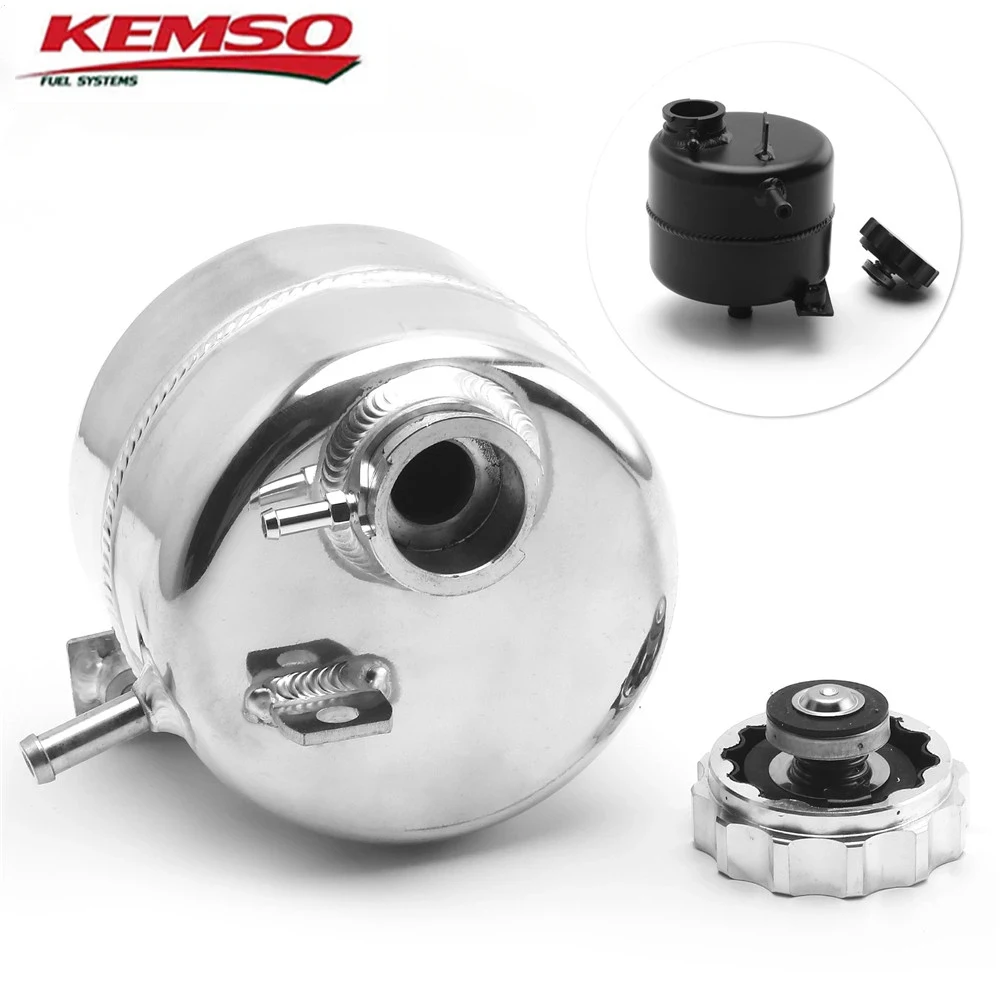 

KEMSO-Polished Alloy Radiator Coolant Water Overflow Expansion Tank For MINI Cooper S Convertible R52 R53 2002-2008 RS-OCC053