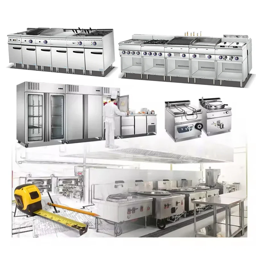 Guangzhou Industrial Kitchen Restaurant Equipment Accessories Price Of Restaurant Kitchen Equipment