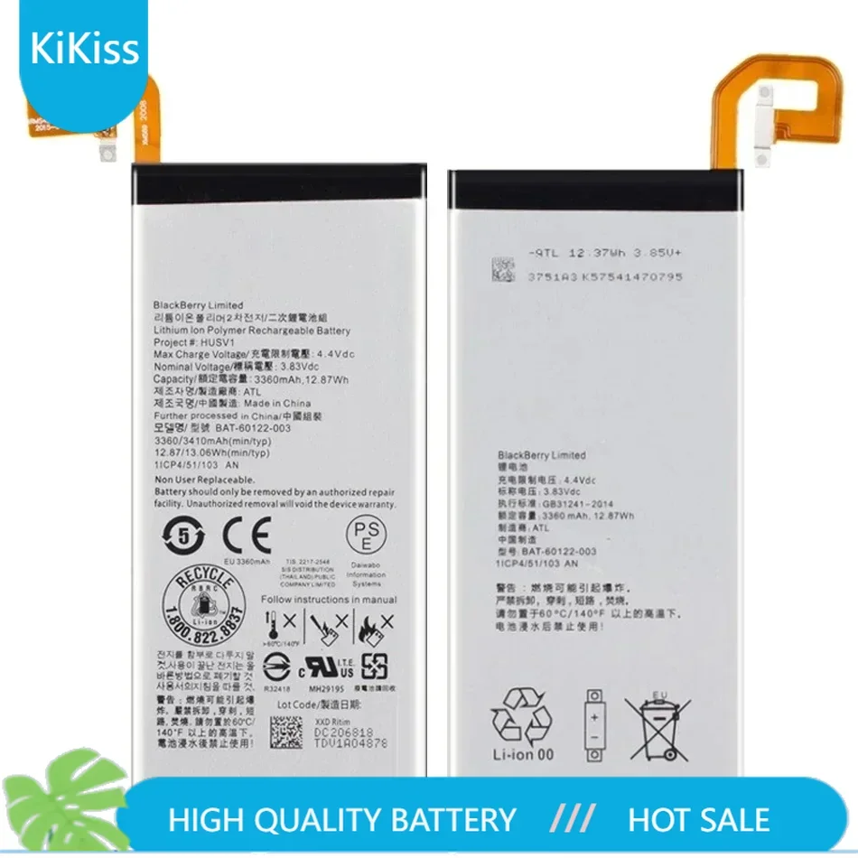 3360Mah Battery For Blackberry Priv STV100-1/2/3 HUSV1 BAT-60122-003 Smartphone Batteries + Tools