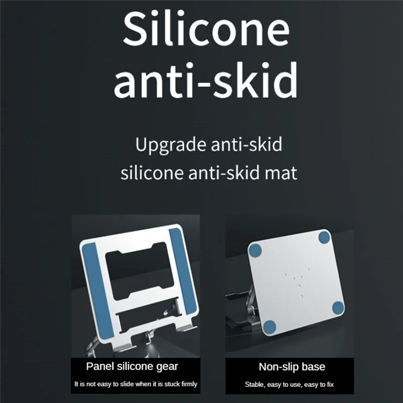 حامل الكمبيوتر المحمول قابل للتعديل اللوحي حامل سبائك الألومنيوم الدورية قوس المحمولة أضعاف حامل دعم قوس التبريد