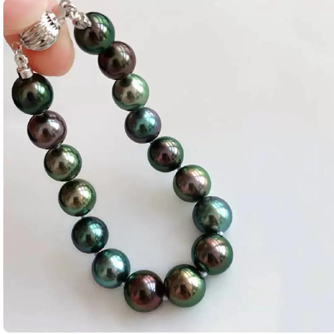bijoux-de-mode-bracelet-en-perles-de-tahiti-noires-de-10-11-mm-perles-de-couleurs-melangees-boucle-en-or-14-carats-extremement-brillante-et-ronde