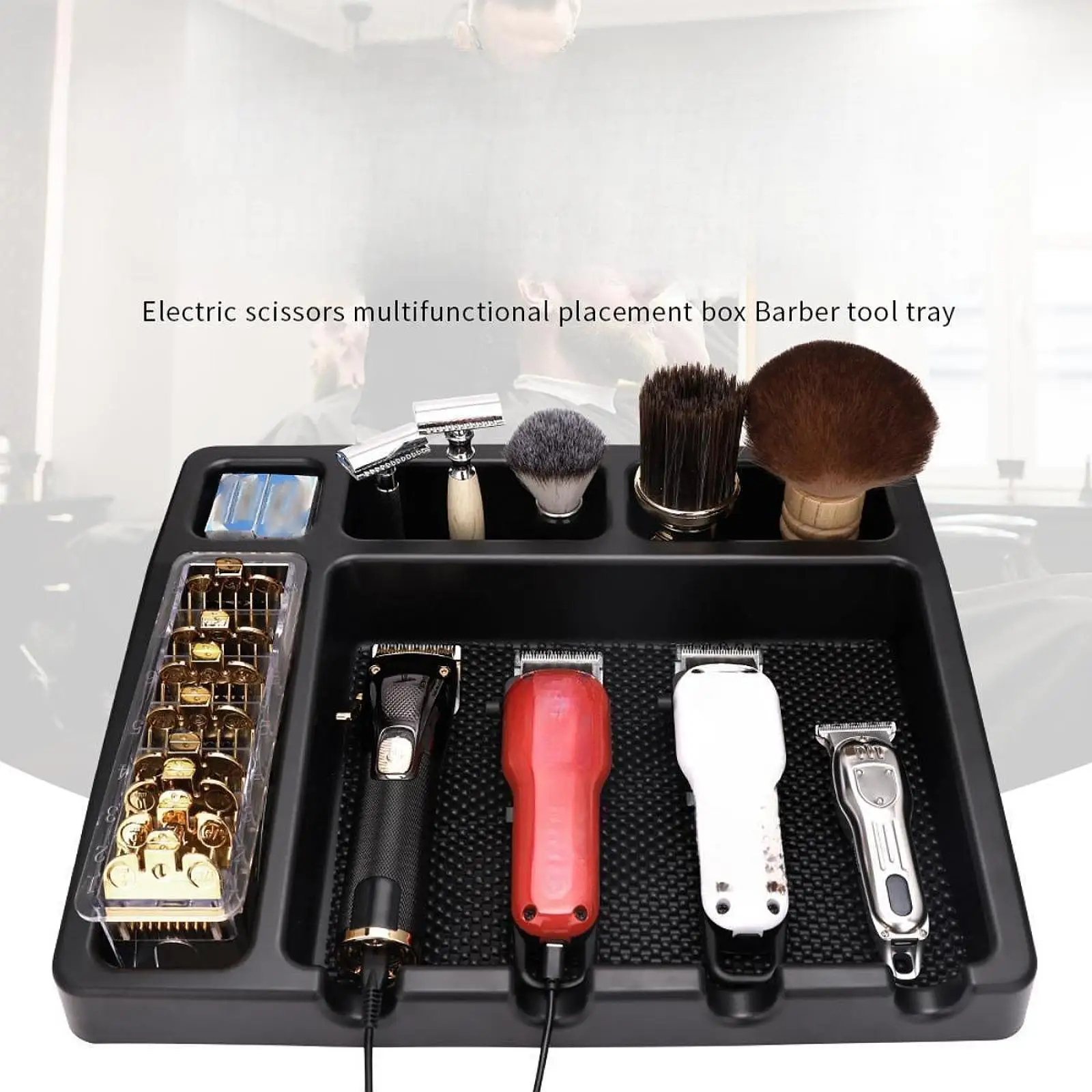 

Поднос для парикмахерских инструментов, удобный держатель для триммера для волос, салон красоты