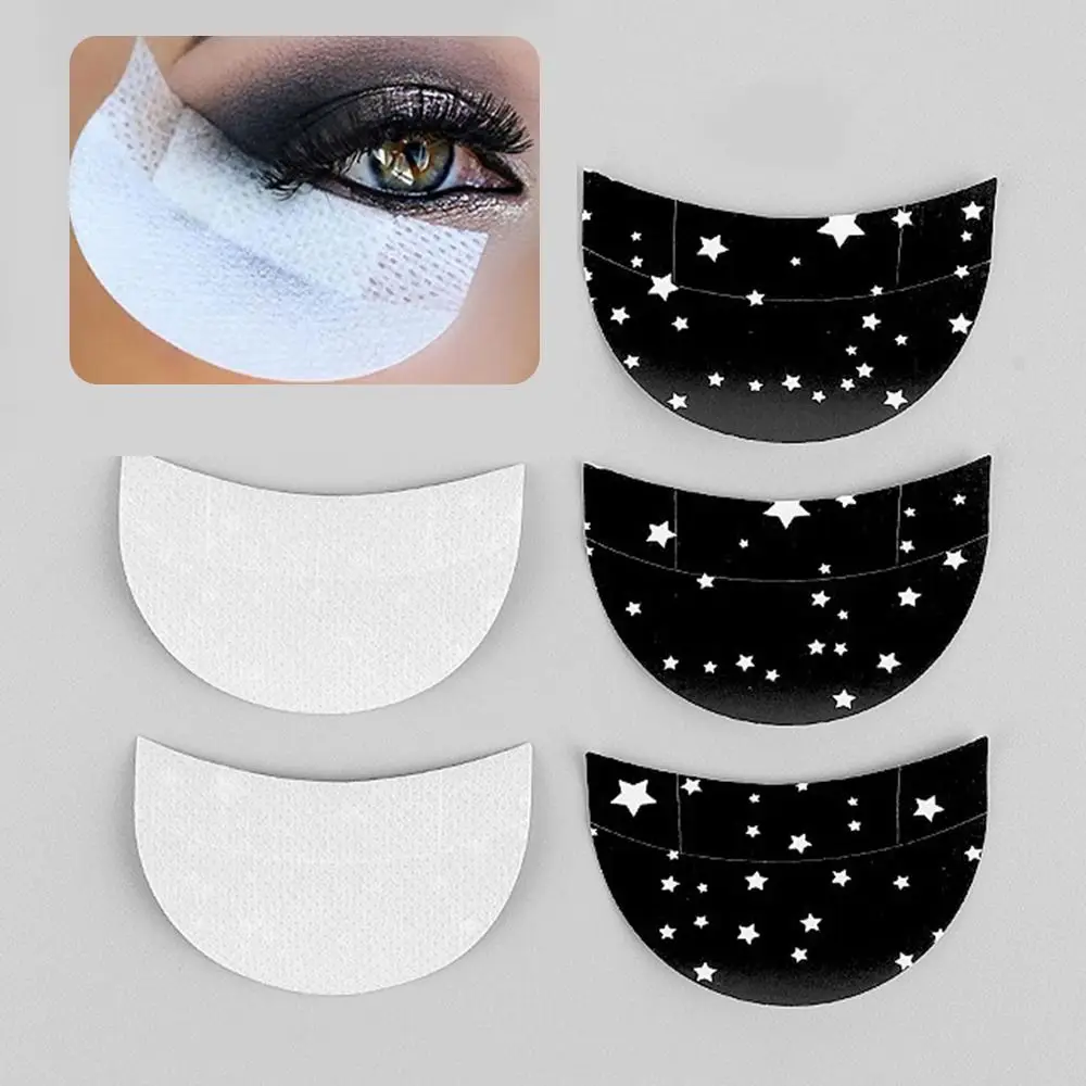 

50/100Pcs Non-Woven Eye Makeup Stencils Grafting Eyelashes Breathable Disposable Eyeshadow Stencil Stickers