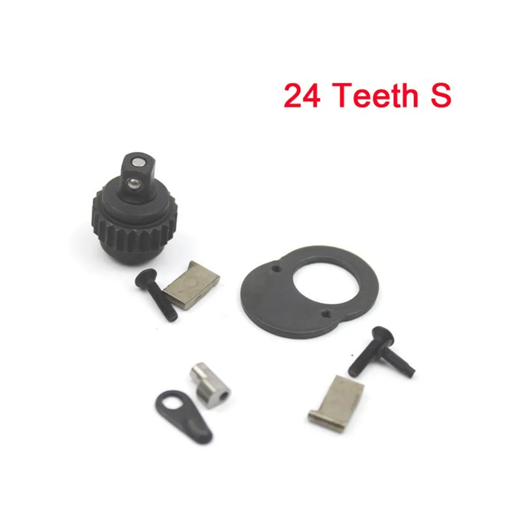 Spanner Parts Ratchet Wrench Ratchet Repair Set Parts Socket Wrench Spare 1 Set 11pcs Amphibious Spanner Black