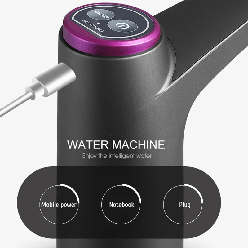 Automatische Elektrische Wasser Dispenser USB Barreled Wasser Pumpe Wasser flasche Gallonen Trinken Flasche Schalter Wasser Behandlung Geräte