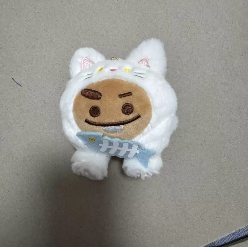 Novo 2025 kawaii bt21ed gato dia série cozinhar gato dia série mesmo estilo festa de pelúcia bonito dos desenhos animados boneca chaveiro pingente presente