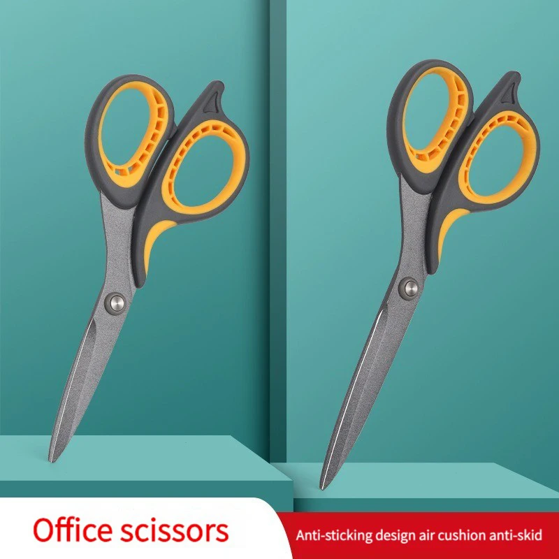 3/1Pcs Stainless Steel Large Coated Soft-touch Multi-functional Home Office Scissor Craft Tailor's Stationery Vintage Scissors