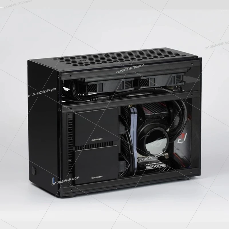 

A60S mini a4 sfx 240 прозрачное шасси itx с водяным охлаждением, недавно оптимизированное и модернизированное рассеивание тепла