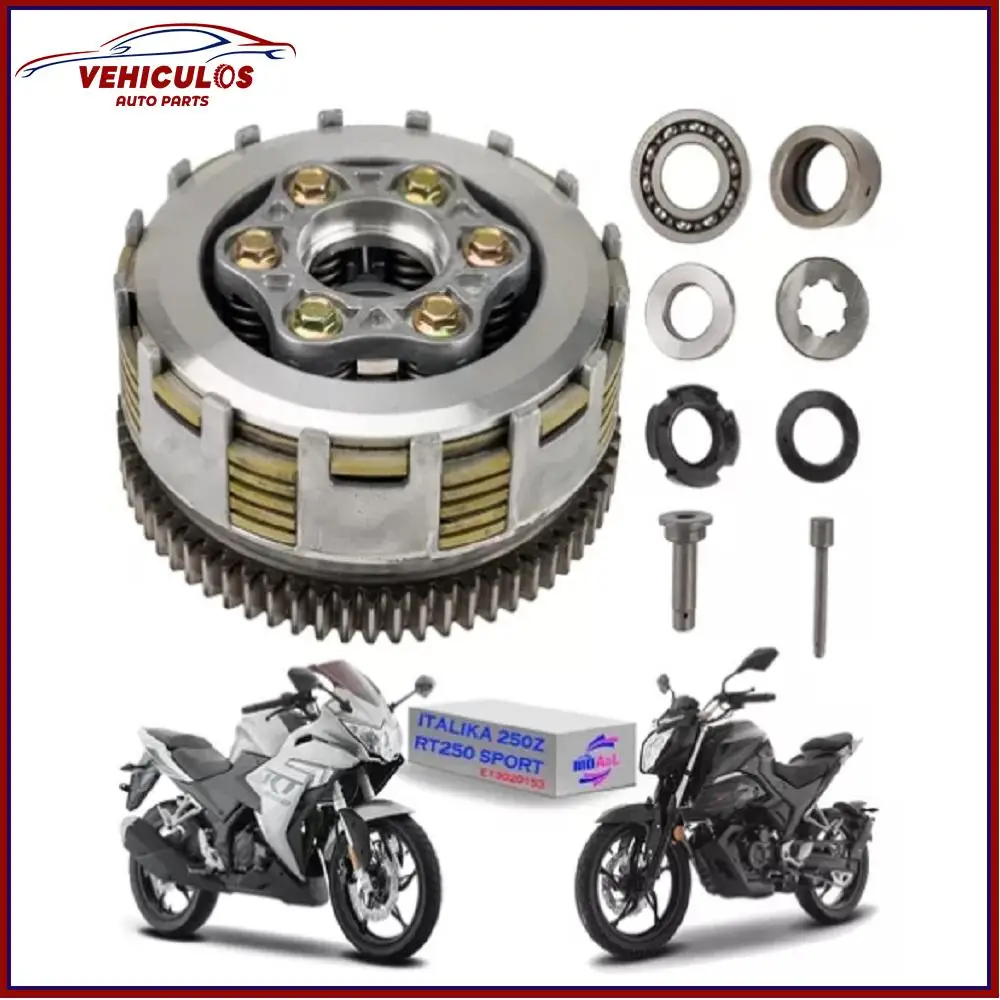 

VEHICULOS 1pc Clutch Assembly Italika 250SZ Dt200 Dt250 Ft200 Motorcycle Accessories dropshipped Dropshipping Wholesale
