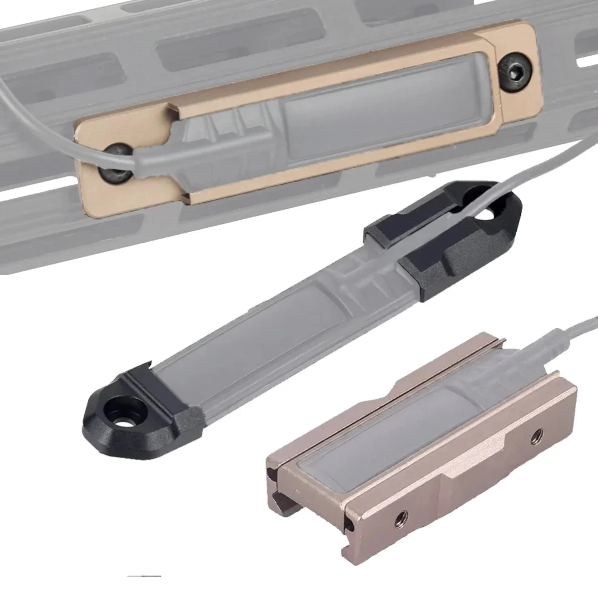 Taktyczna latarka SF M600 M300 Scout Light z przełącznikiem ciśnieniowym, montaż na szynę Mlok Keymod, akcesoria do airsoftu, szyna Picatinny
