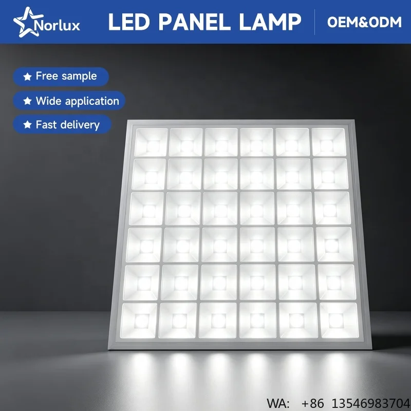 High Efficiency Commercial Office Store Hotel Home Aluminum PC 48W 96W Ceiling Recessed LED Panel Light