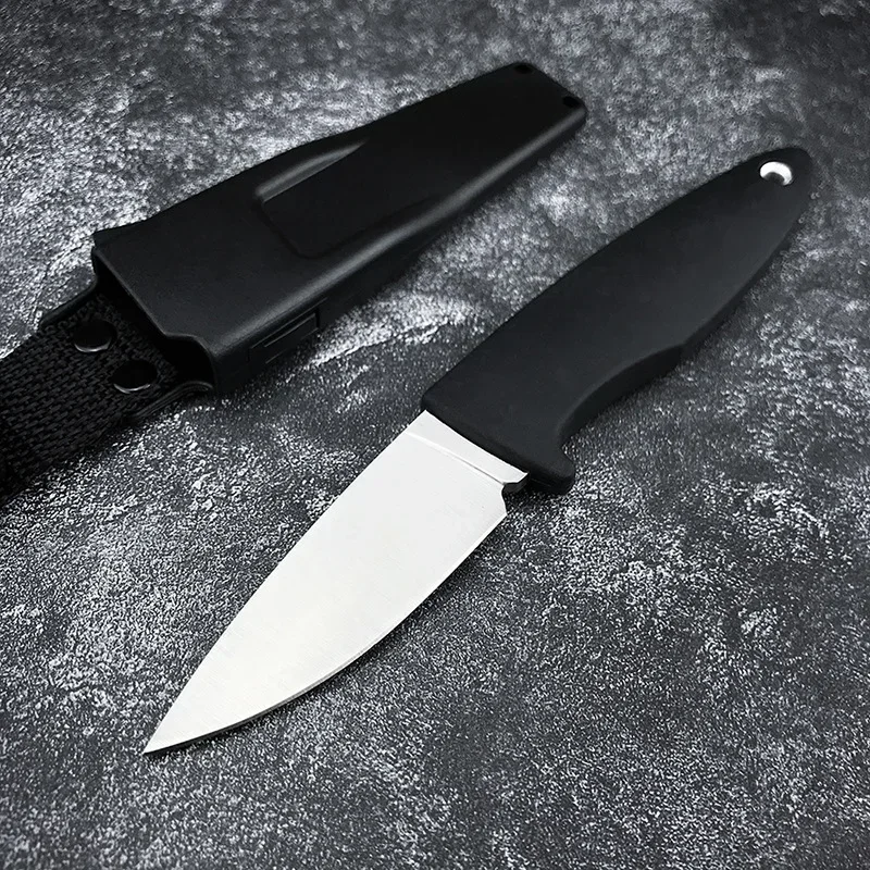 

New Pocket knife, outdoor knife, camping high hardness self-defense knife,EDC portable small straight knife with knife cover