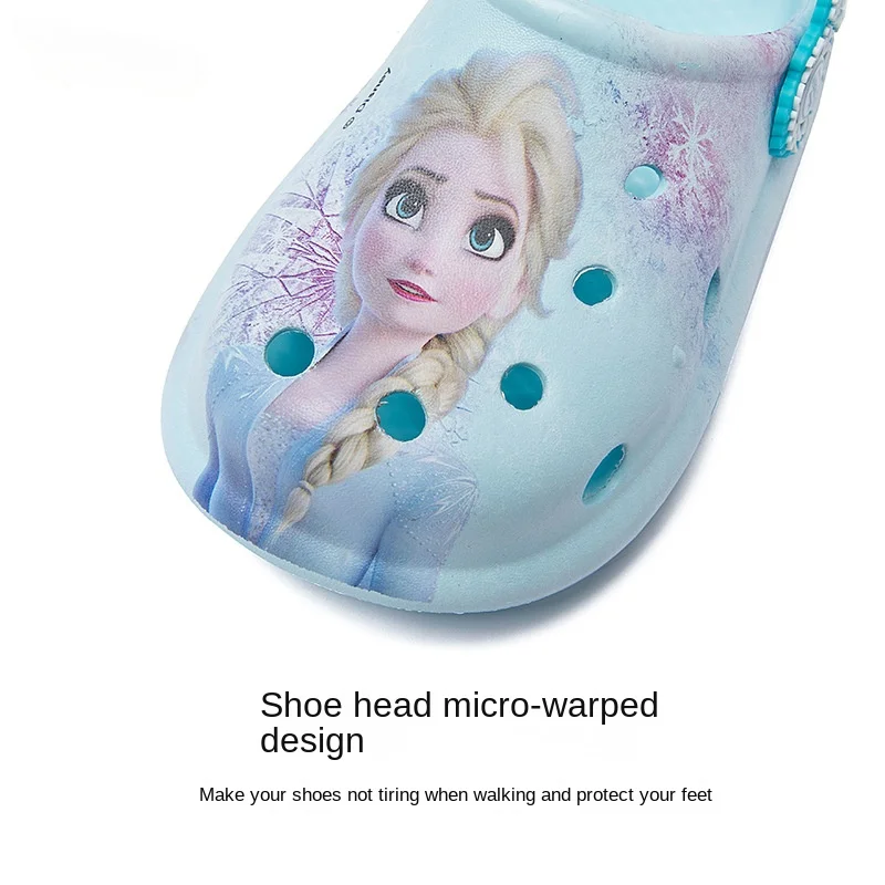 Disney Princess Sofia Elsa Summer Children\'s Slipper Kids Sandals Girls Fashion Garden Shoes Waterproof Slippers Hole Shoes