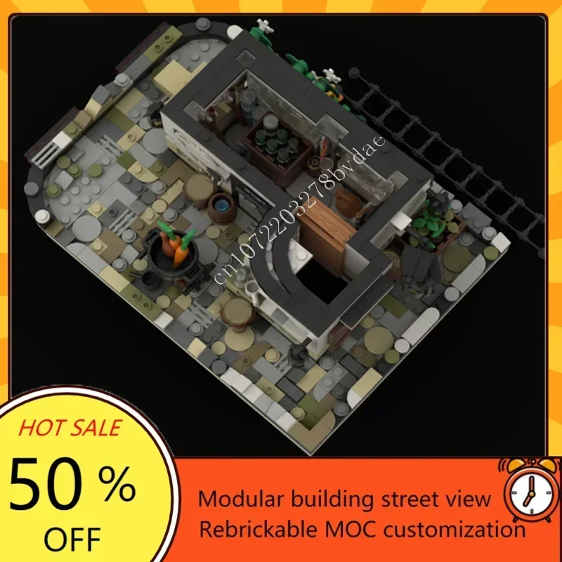 2758PCS Z Modular MOC Music-Store Creative Street View Custom Puzzle Architecture DIY Educational Assembly Model Toy Gift