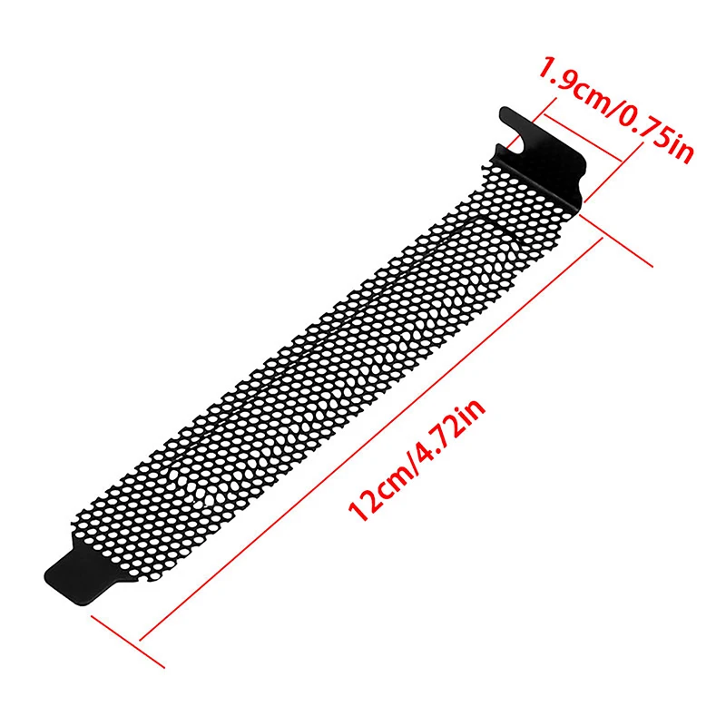 فلتر غبار غطاء فتحة PCI ، لوح طمس ، مروحة تبريد ، كمبيوتر شخصي للتهوية ، ملحقات حافظة كمبيوتر ، 5 * *