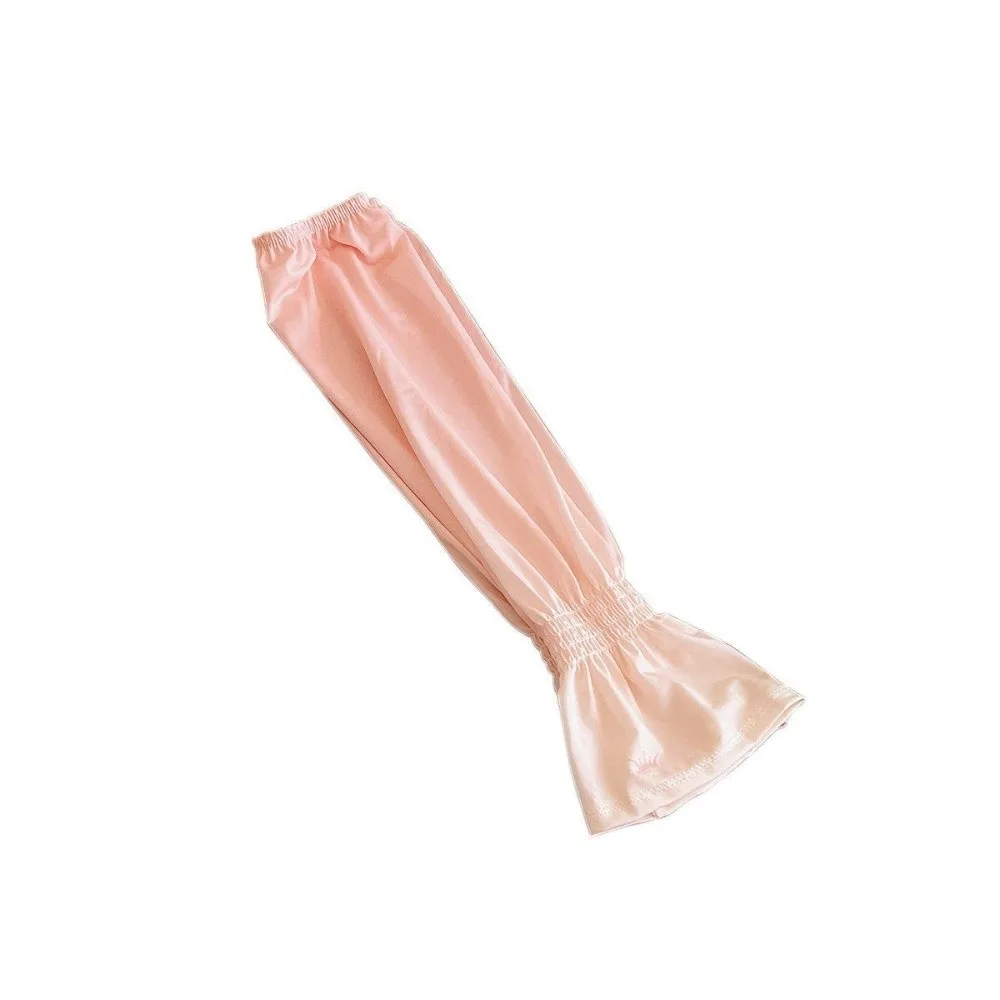 

Gradient Color Ice Silk Arm Sleeves Loose Fit Long Sleeve Arm Sleeves Breathable Elastic Sun Protection Arm Sleeves
