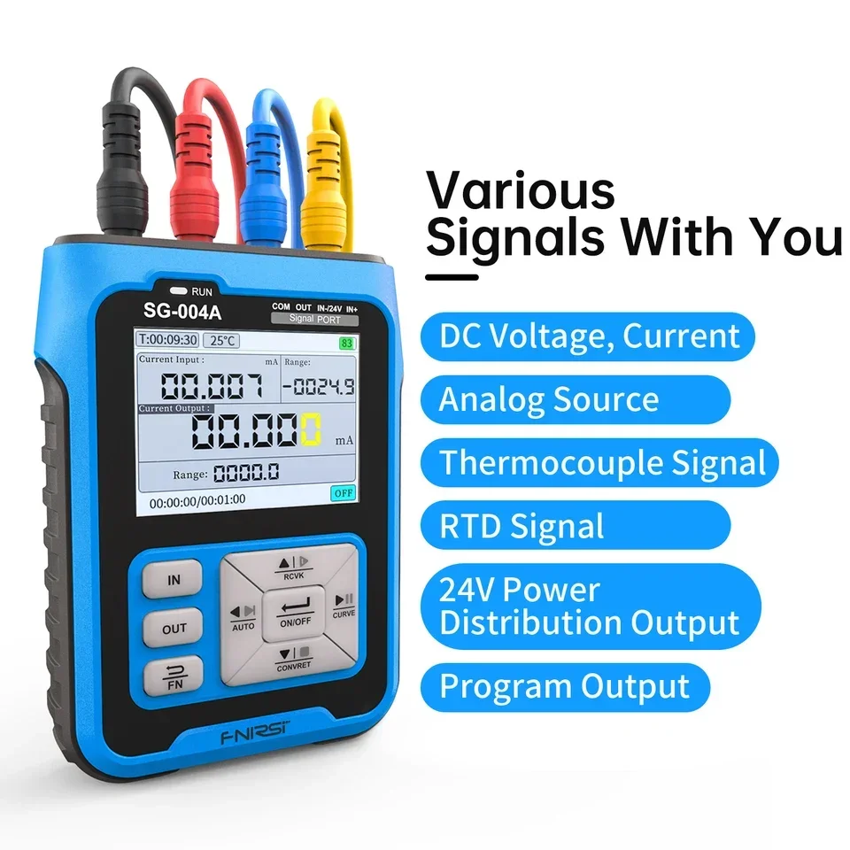 Multifunctional Signal Generator SG-004A 4-20mA PT100 Thermocouple Resistance Pressure Transmitter Process Calibrator 2.4