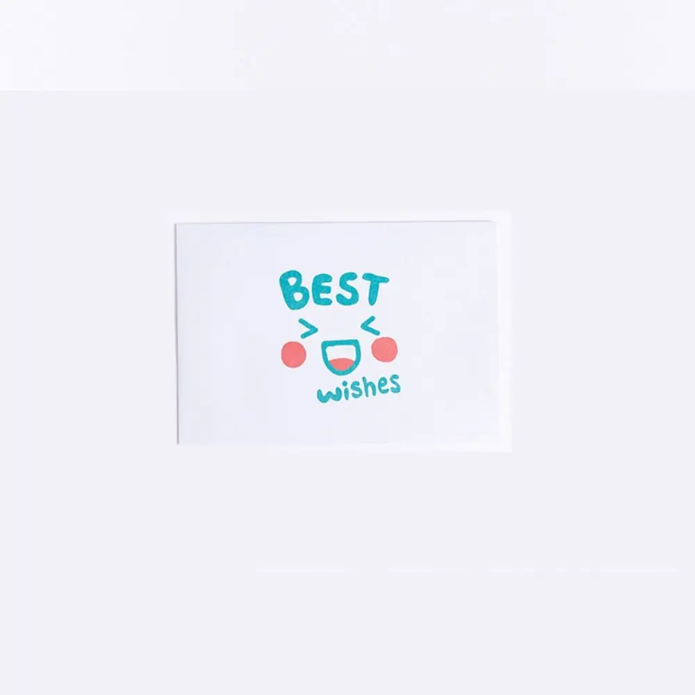 24Pcs Friendship Cute Kraft Paper Envelope Expression Letter Graffiti Envelope Kawaii Happy Invitation Card Invitation Letter