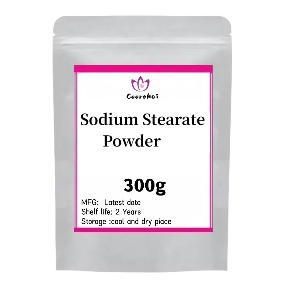 50-1000g High Quality Sodium Stearate Powder For Skin Care Emulsifier,surfactant,softener Cosmetics Material