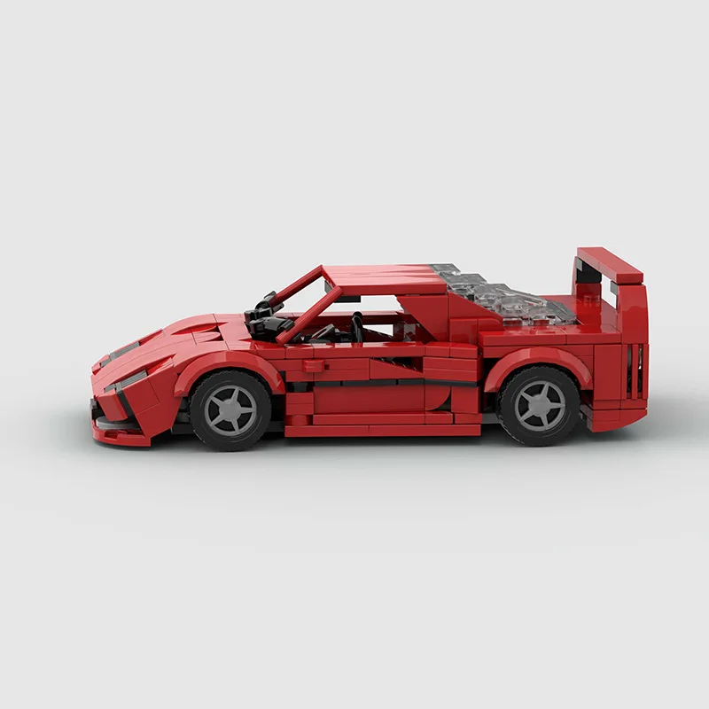 Hot-selling racing car model moc compatible Lego small particles puzzle assembly DIY building block toys cross-border wholesale