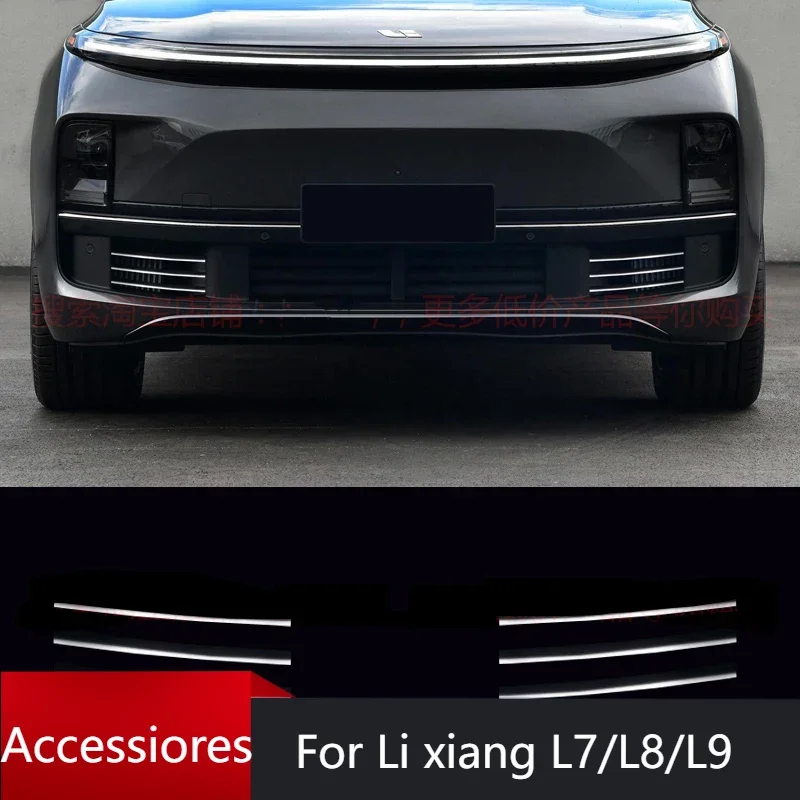 

For Lixiang L7 Li 2022 2023 2024 Car Front Grill Kit Styling Trims Bumper Accessories Auto Exterior Kit Protect Modify Refit