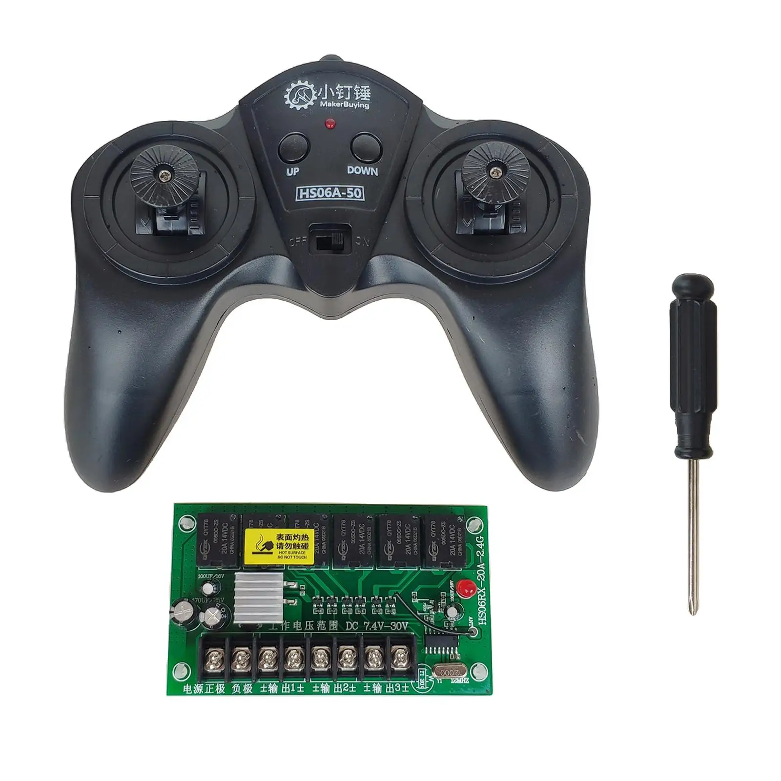 

RC Model Remote Controller with Receiver Board for RC Car Parts Accessories