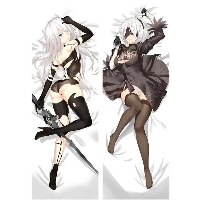 

Anime Game NieR:Automata Decorative Pillow Case YoRHa Type A No. 2b 9S pillow Cover Double-sided Bedding Body Hugging pillowcase