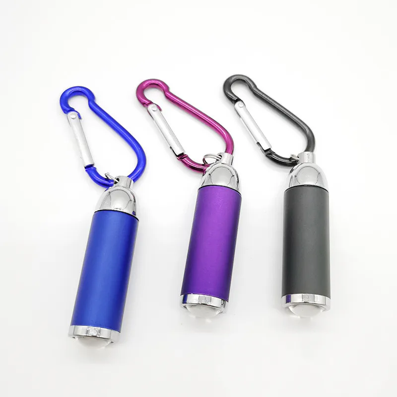 Mini torche LED aste par USB, lampe de poche porte-clés, lumière mégentielle, lampe de poche de camping