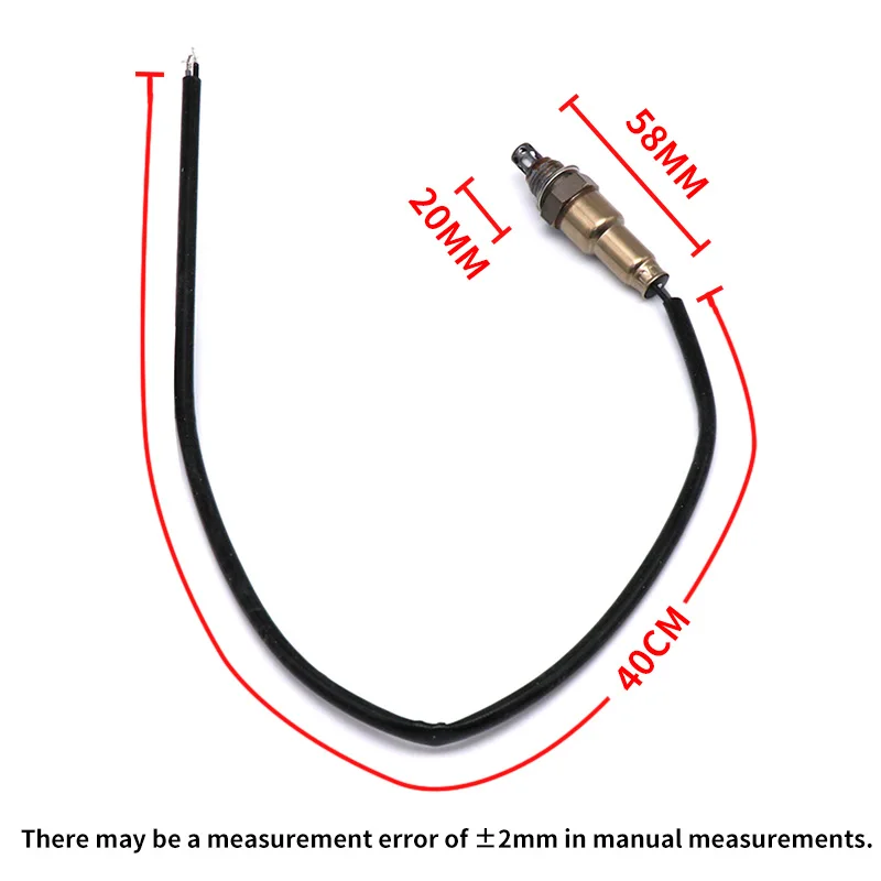 ZS Racing 2 Wires M12 Universal Motorcycle Oxygen Sensor for YAMAHA 36532-KPN-A71