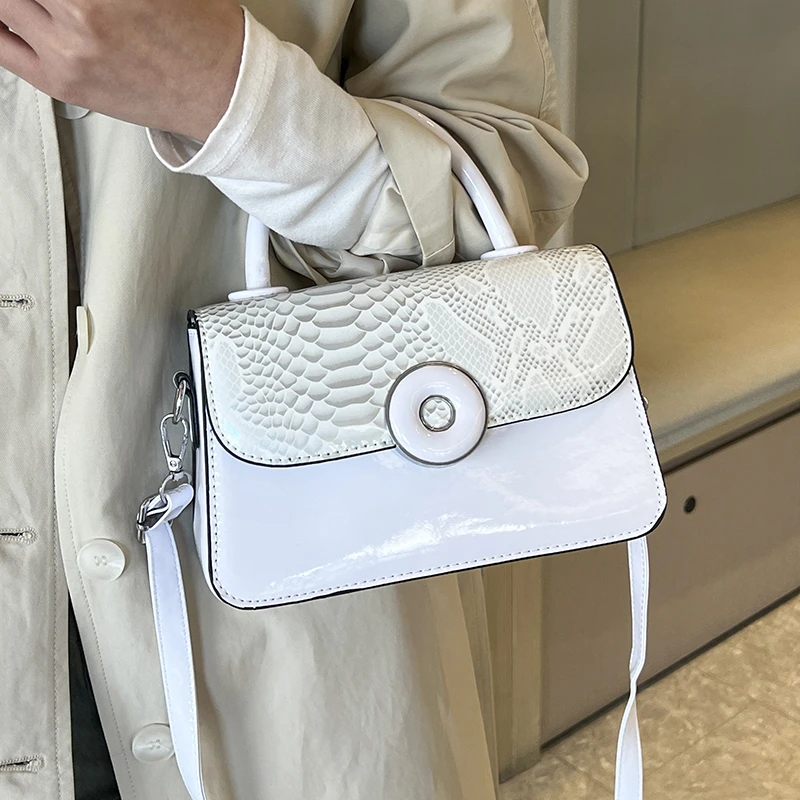 

Элегантная кожаная сумка через плечо класса люкс для женщин, классическая дизайнерская сумка из Парижа, популярная, стильная, сумка для подгузников