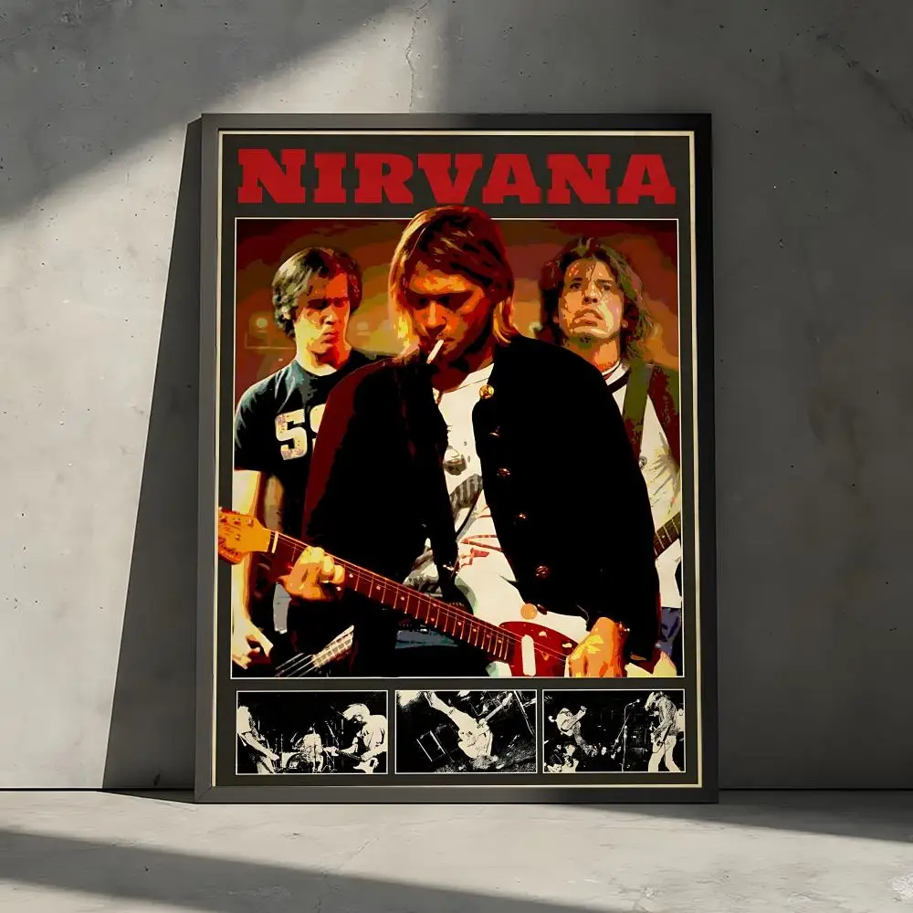 N-Nirvana Rapper-Album-Poster für Zuhause, Wohnzimmer, Schlafzimmer, Bar, Flur, klebriger Wanddruck, wasserfest, ästhetische Dekoration – Detail 14
