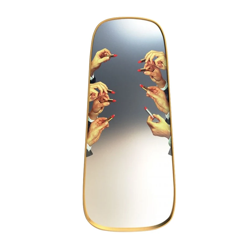 

ins wind full-length mirror wall-mounted home dressing floor-to-ceiling mirror