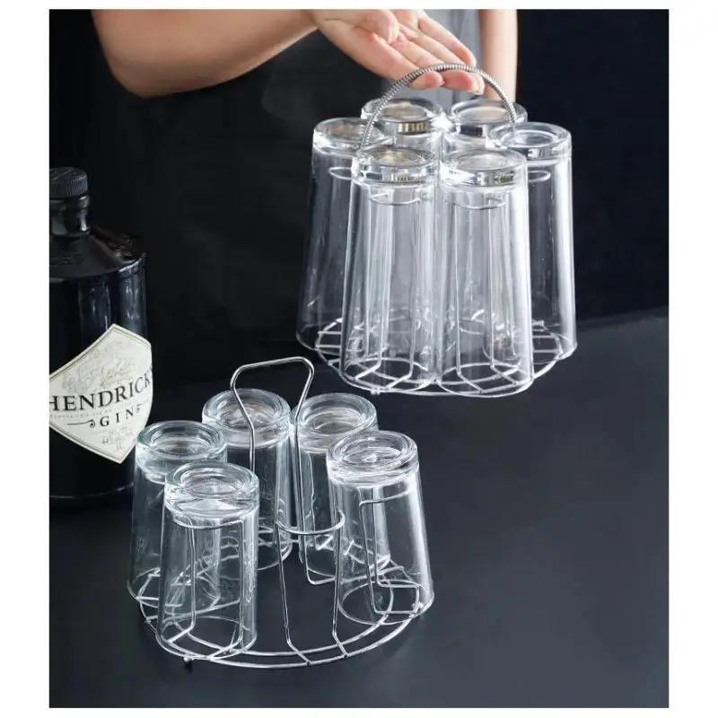 Tasse Rack Ständer Halter Europäischen Stil Gold Eisen Kunst Stehende Becher Untertasse Keramik Tasse Halter Haushalt Zähler Bar Küche Liefert