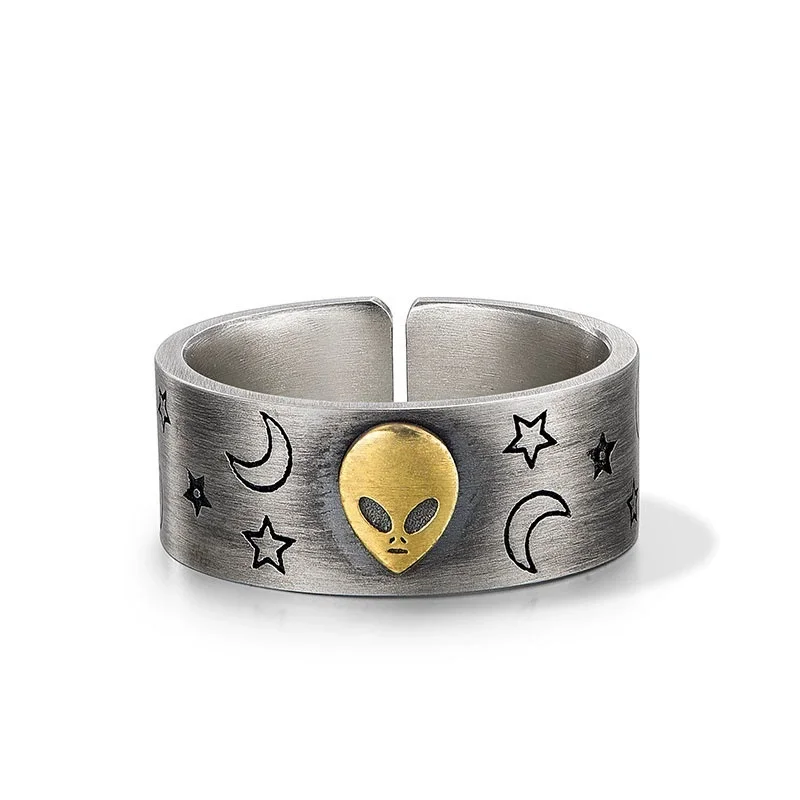 

Buyee 925 Sterling Silver Fashion Ring Finger Elegant Open Ring for Women Men Fashion Unique Design Punk Fine Jewelry Circle