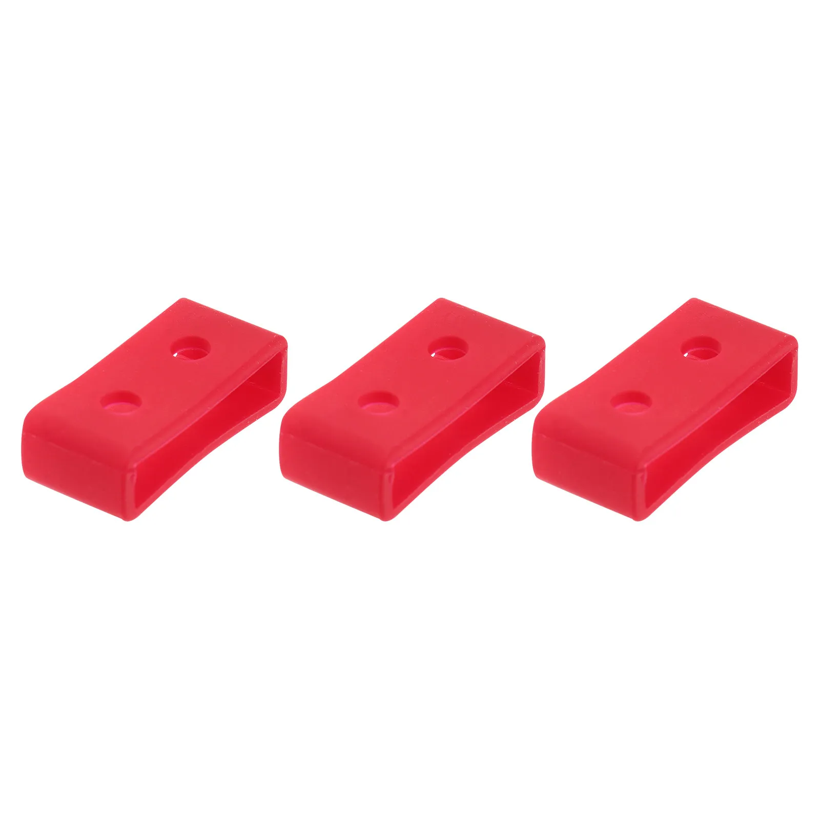 3Pcs Silicone Watch Strap Loops Retaining Bands for Ga110 Ba Series Wristwatch Secure Fit Elastic Slip on Quick Install