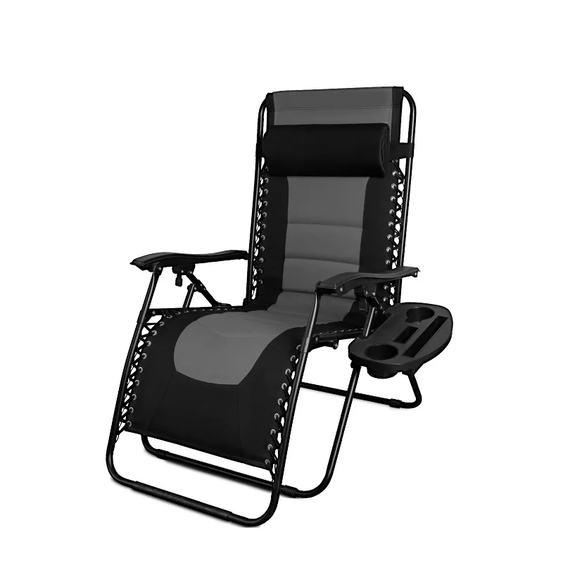 

Современный складной шезлонг из кованого железа - портативный стул для отеля, сада, пляжа