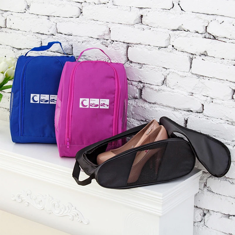 Golf Shoe Bag Shoe Bag Men's And Women's Ultra Lightweight Portable Travel Storage Bag Breathable Mesh Shoe Bag Handbag