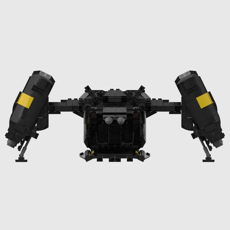 920PCS MOC Pelican-1 Extraction Shuttle Helldiverss 2 Spaceship Model Building Blocks Stacking Bricks Creative Toys Kid Gift