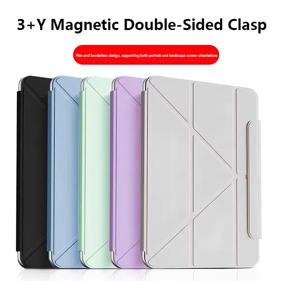 

Кожаный чехол для Samsung Galaxy Tab S10 Lite 10,9 дюймов 2025 SM-X400 X406B S10 FE S9 S6 Lite, складной Y-образный чехол с магнитной Y-образной отделкой